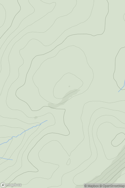 Thumbnail image for Cnoc Dubh [Knapdale and Kintyre] showing contour plot for surrounding peak